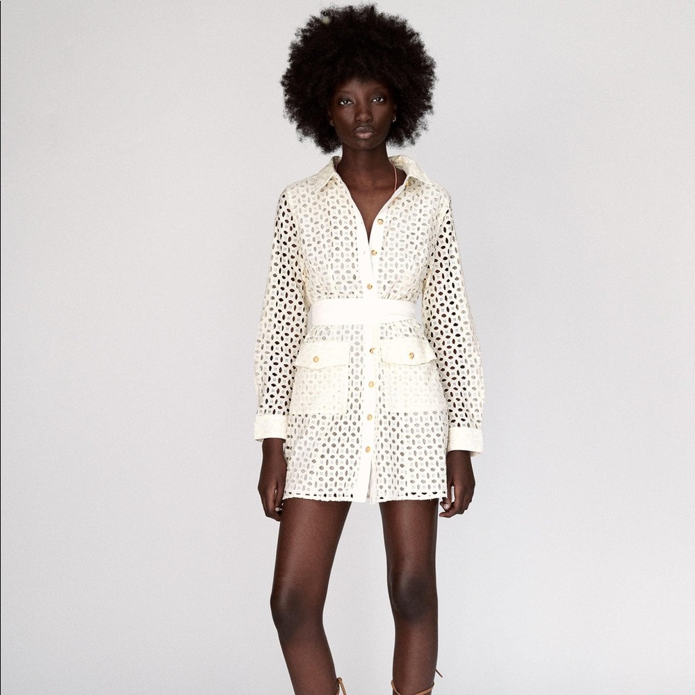 Zara White Mini Dress